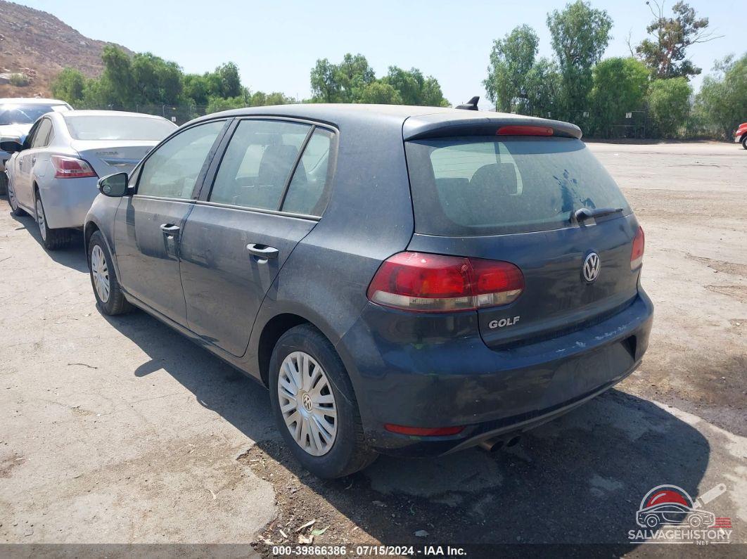 WVWDB7AJ2CW254760 2012 VOLKSWAGEN GOLF photo no. 3