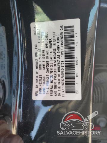 1HGCR2F87FA048739 2015 HONDA ACCORD photo no. 12