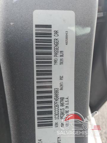 1C3CCCCB7FN500983 2015 CHRYSLER 200 photo no. 12
