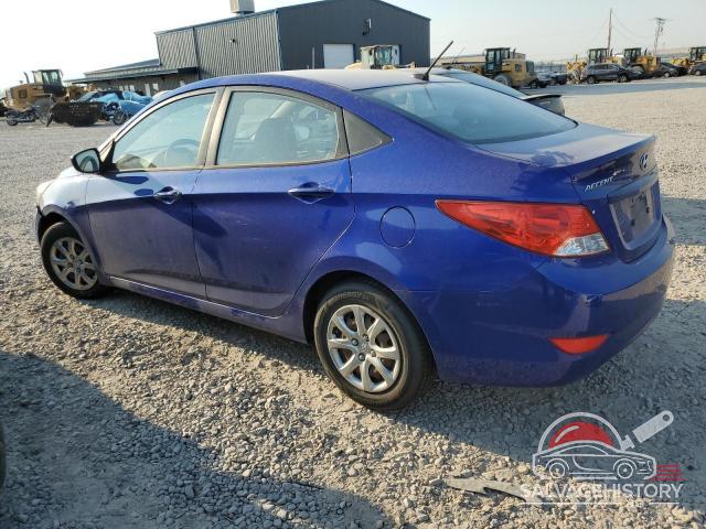 KMHCT4AE1DU531062 2013 HYUNDAI ACCENT photo no. 2