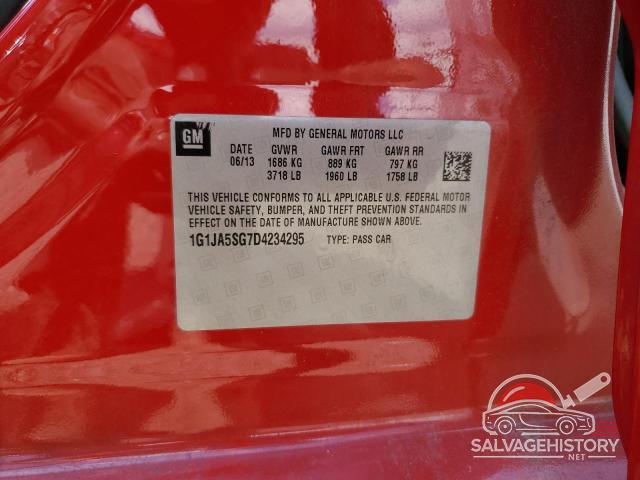 1G1JA5SG7D4234295 2013 CHEVROLET SONIC photo no. 12