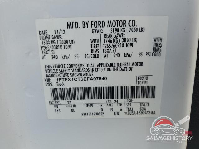 1FTFX1CT6EFA07640 2014 FORD F-150 photo no. 13