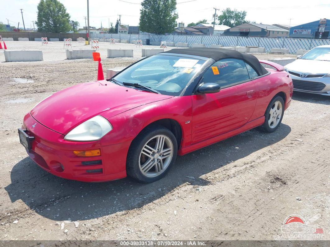 4A3AE55H83E183153 2003 MITSUBISHI ECLIPSE SPYDER photo no. 2
