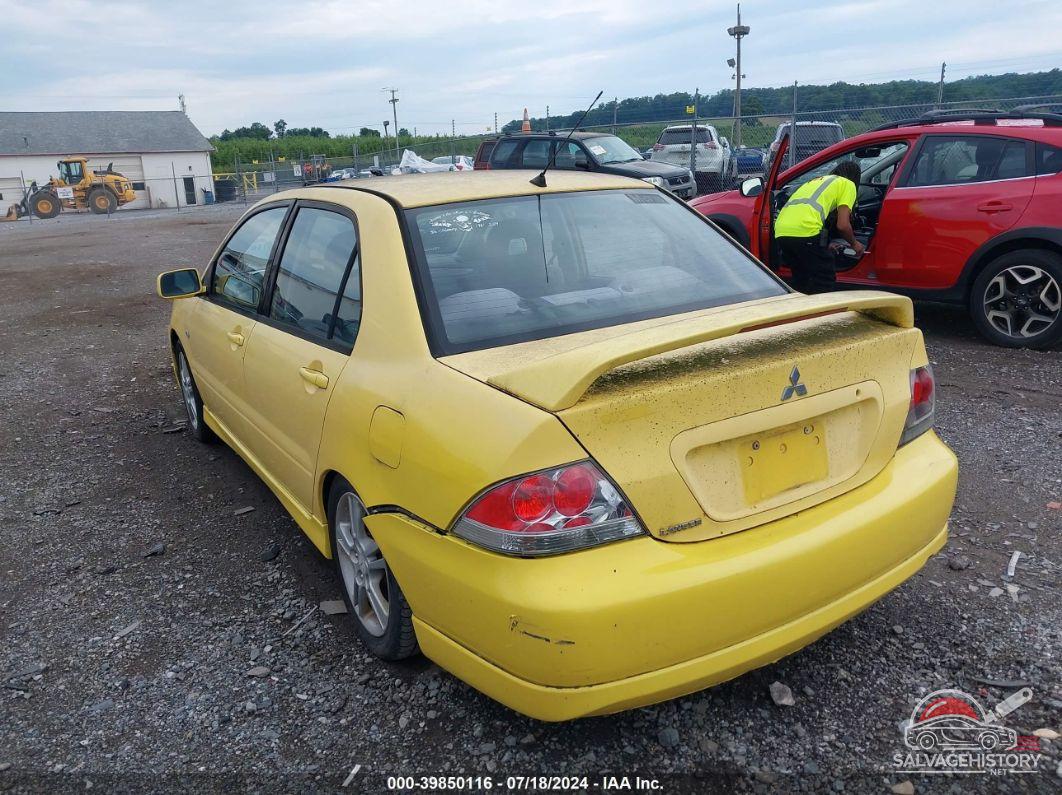 JA3AJ66F74U050763 2004 MITSUBISHI LANCER photo no. 3