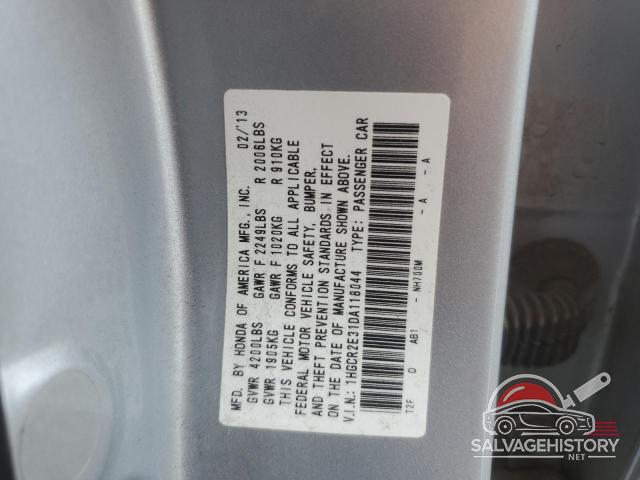 1HGCR2E31DA118044 2013 HONDA ACCORD photo no. 12