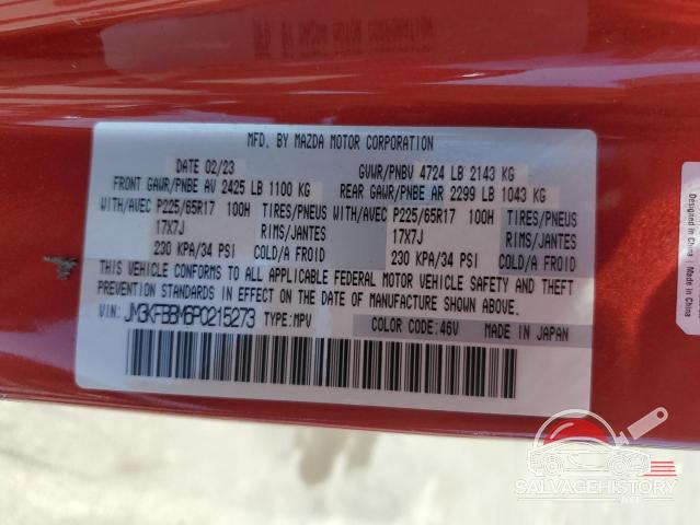 JM3KFBBM6P0215273 2023 MAZDA CX-5 SELEC photo no. 14