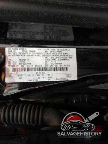 1FADP3F21GL261823 2016 FORD FOCUS photo no. 12