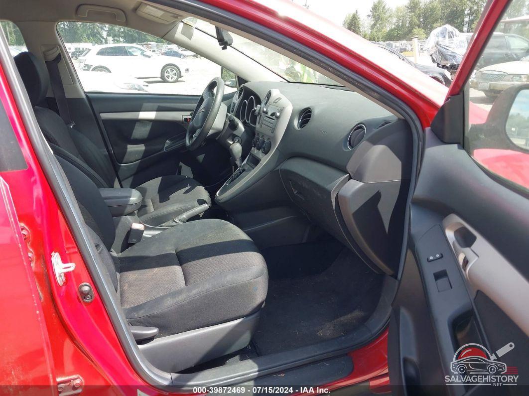 5Y2SP67089Z406419 2009 PONTIAC VIBE photo no. 5