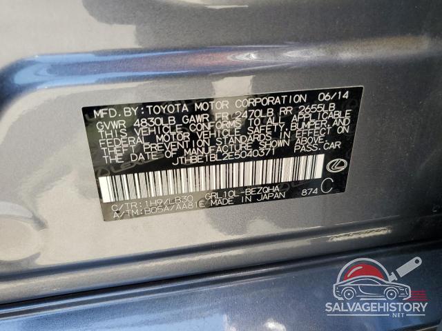 JTHBE1BL2E5040371 2014 LEXUS GS350 photo no. 12