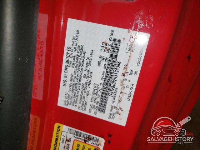 1FATP8UH2N5124388 2022 FORD ALL Models photo no. 12