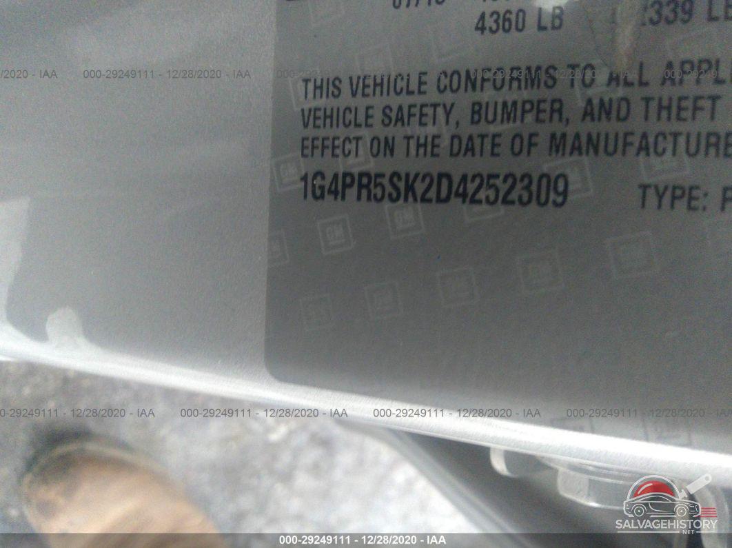 1G4PR5SK2D4252309 2013 BUICK VERANO photo no. 9