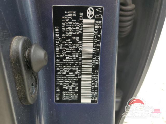 5YFBURHE1HP719969 2017 TOYOTA COROLLA photo no. 12