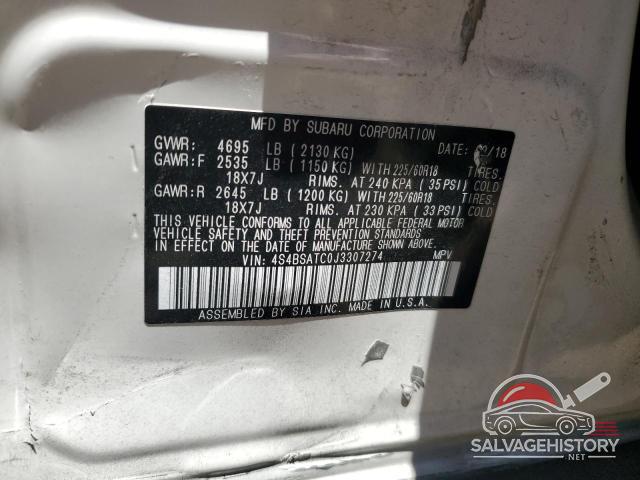 4S4BSATC0J3307274 2018 SUBARU OUTBACK photo no. 13