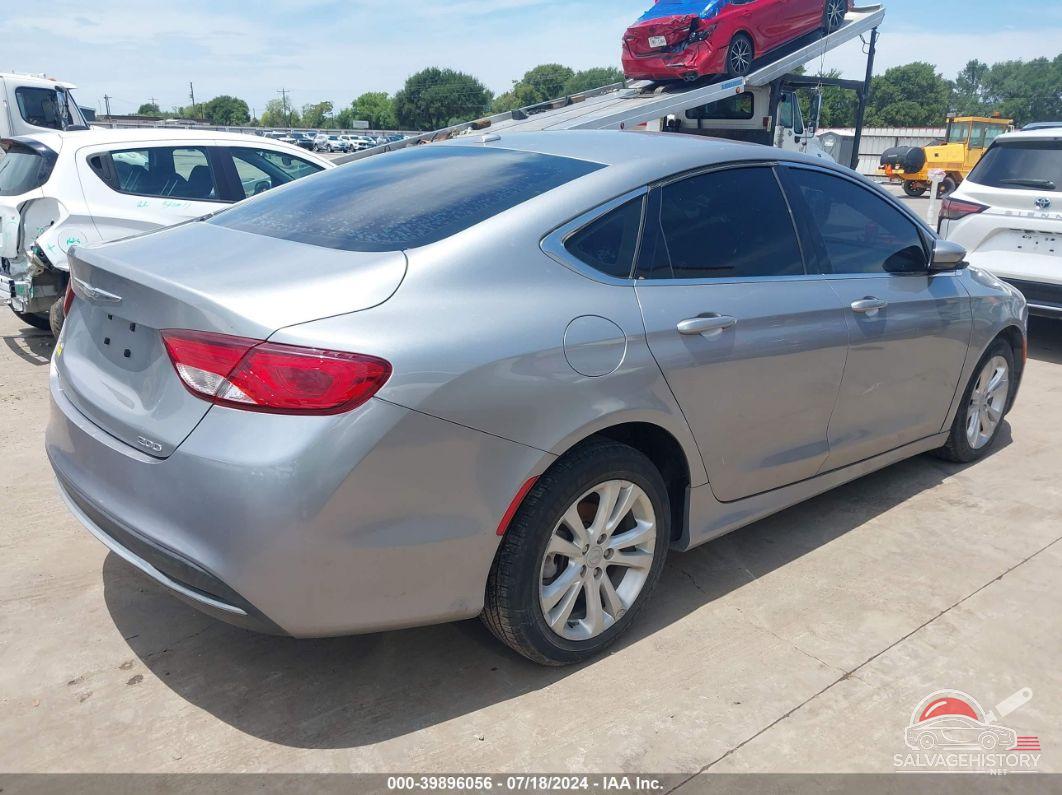 1C3CCCAB5FN684517 2015 CHRYSLER 200 photo no. 4