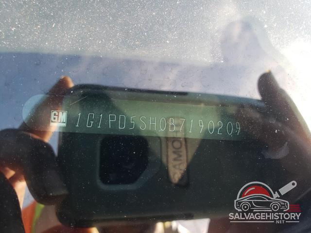 1G1PD5SH0B7190209 2011 CHEVROLET CRUZE photo no. 12