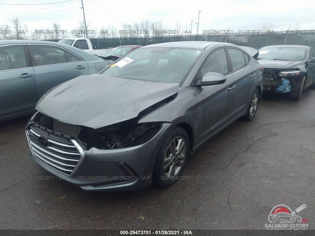 KMHD84LFXJU443179 2018 HYUNDAI ELANTRA photo no. 2