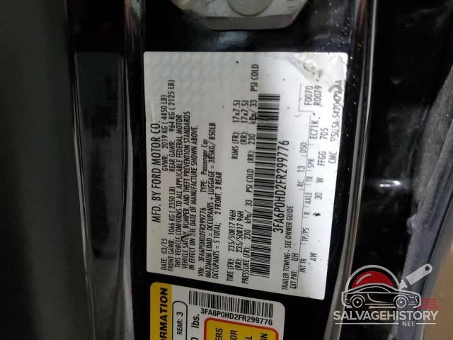 3FA6P0HD2FR299776 2015 FORD FUSION photo no. 12
