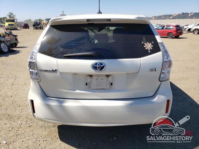 JTDZN3EU5C3125519 2012 TOYOTA PRIUS photo no. 6