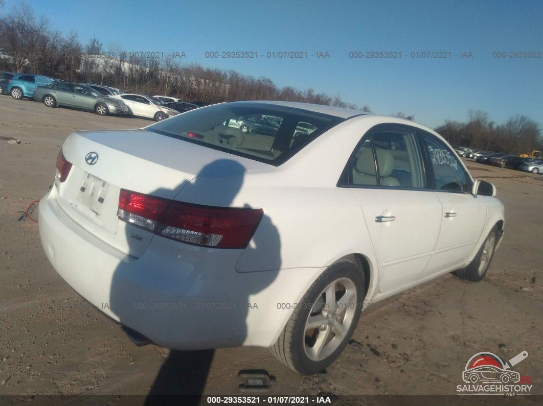 5NPEU46F87H201381 2007 HYUNDAI SONATA photo no. 4