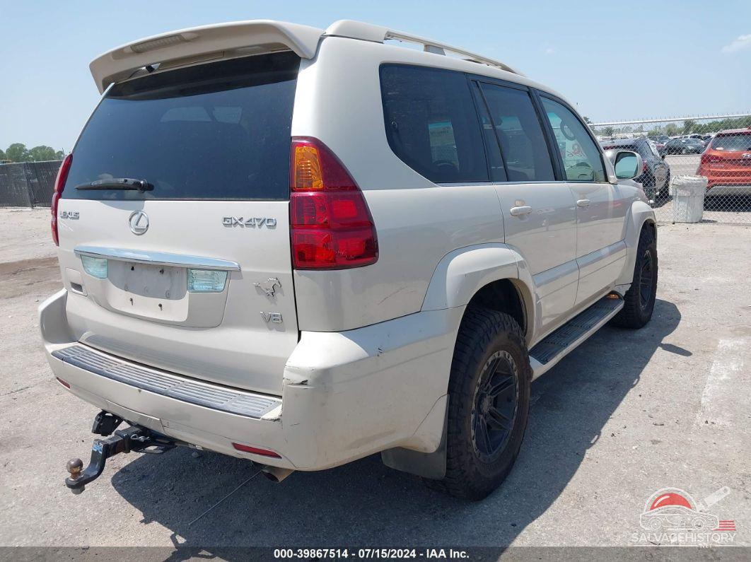 JTJBT20X730007795 2003 LEXUS GX 470 photo no. 4
