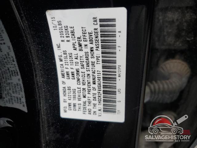 1HGCR2F8XGA049157 2016 HONDA ACCORD photo no. 12