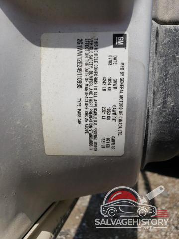 2G1WW12E249110995 2004 CHEVROLET MONTECARLO photo no. 13