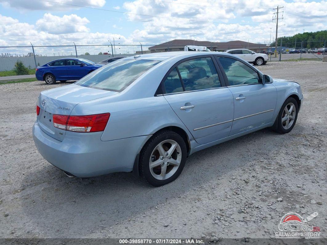 5NPEU46F58H370811 2008 HYUNDAI SONATA photo no. 4