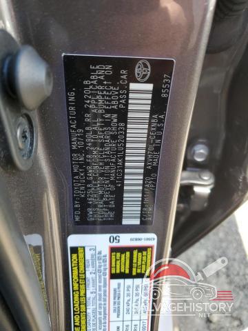 4T1C31AK1LU520338 2020 TOYOTA CAMRY photo no. 12
