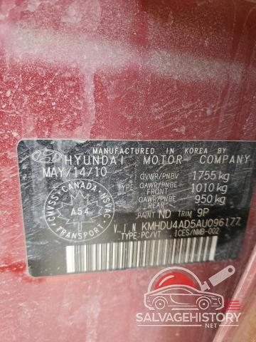 KMHDU4AD5AU096177 2010 HYUNDAI ELANTRA photo no. 13
