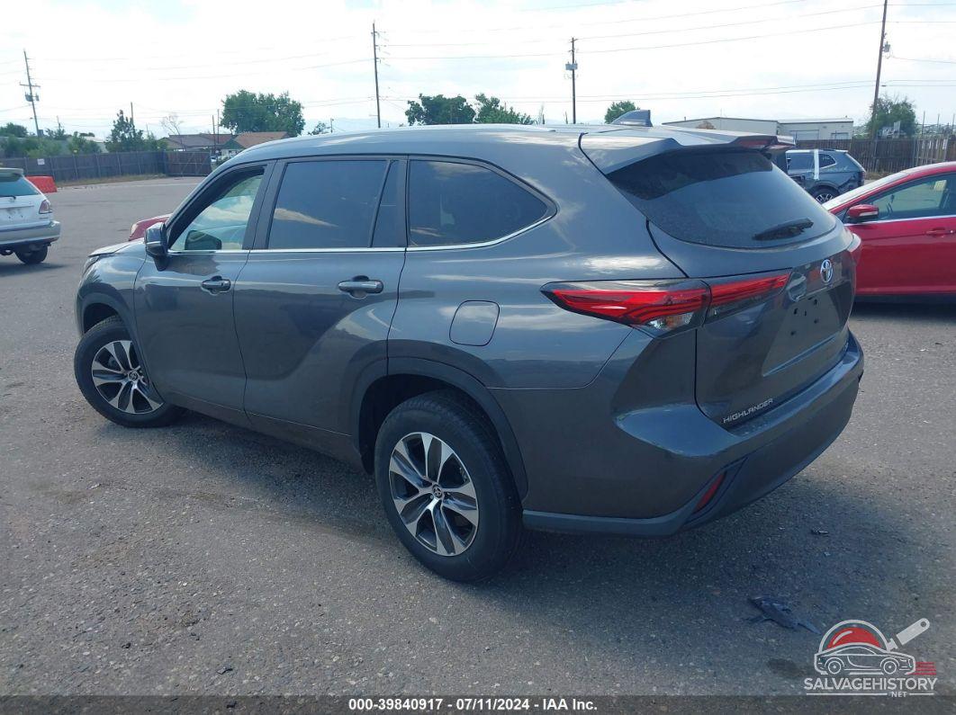 5TDKDRAH7PS007623 2023 TOYOTA HIGHLANDER photo no. 3