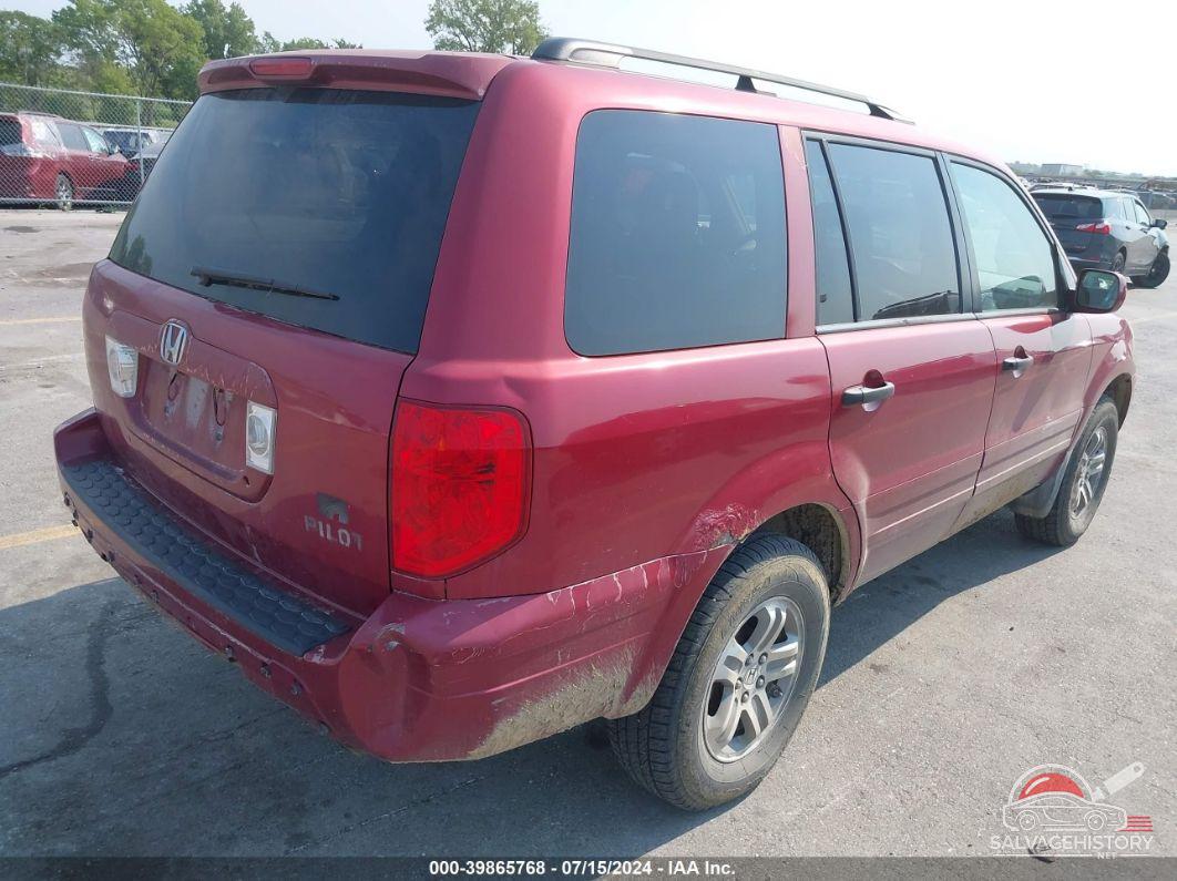 2HKYF185X5H571075 2005 HONDA PILOT photo no. 4