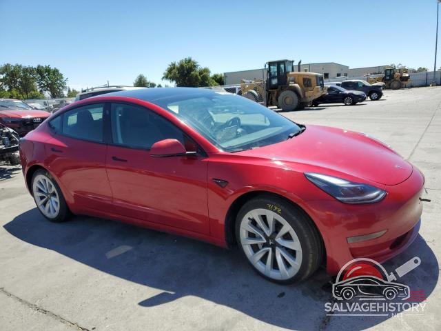 5YJ3E1EA4NF144388 2022 TESLA MODEL 3 photo no. 4