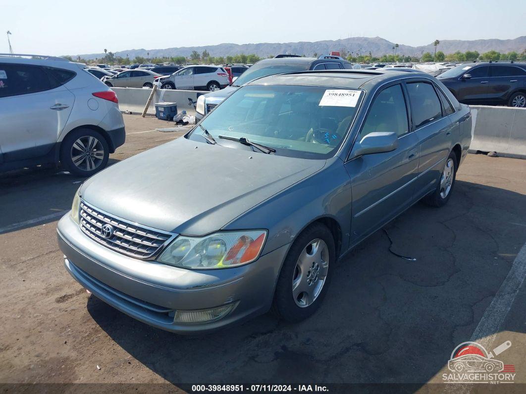4T1BF28B83U334889 2003 TOYOTA AVALON photo no. 2