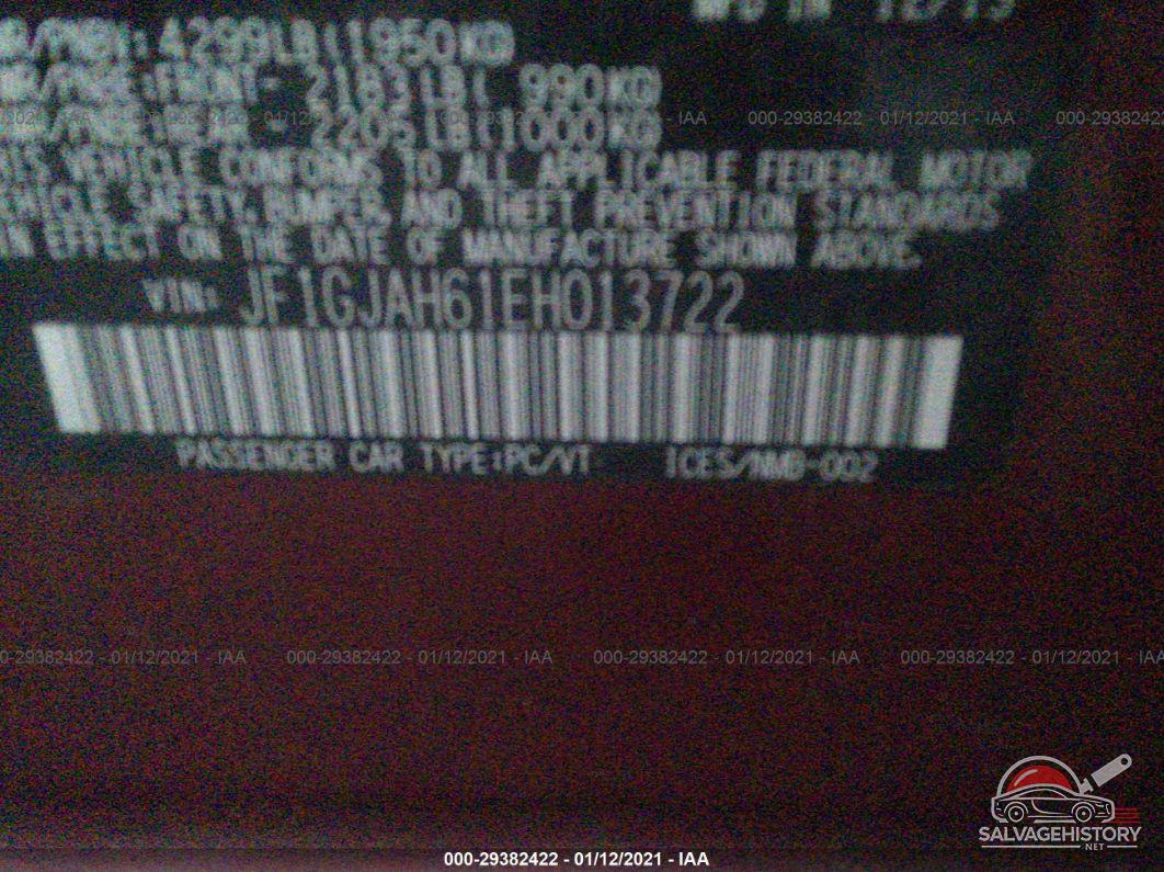 JF1GJAH61EH013722 2014 SUBARU IMPREZA SEDAN photo no. 9