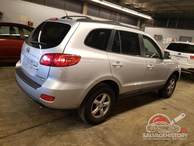 5NMSG73D68H193455 2008 HYUNDAI SANTA FE photo no. 3