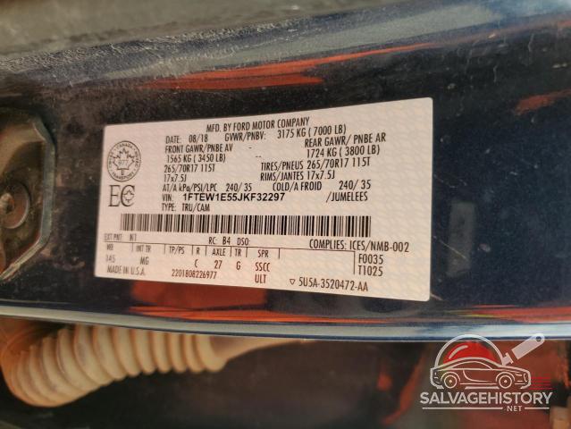1FTEW1E55JKF32297 2018 FORD F-150 photo no. 12