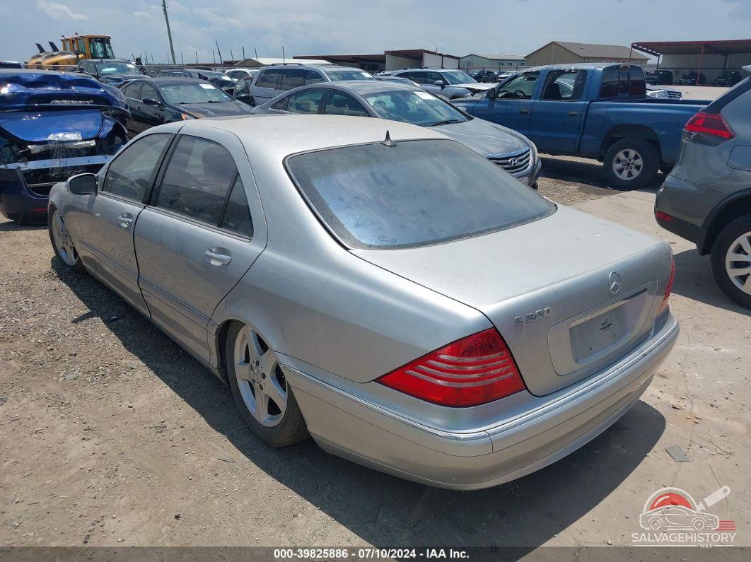 WDBNG75J14A426919 2004 MERCEDES-BENZ S 500 photo no. 3