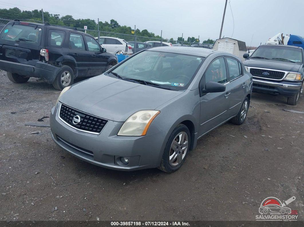3N1AB61E38L625926 2008 NISSAN SENTRA photo no. 2