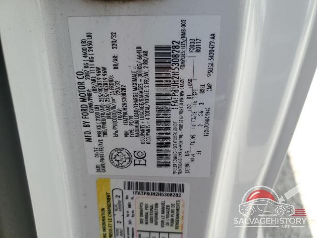 1FATP8UH2H5308282 2017 FORD ALL Models photo no. 12
