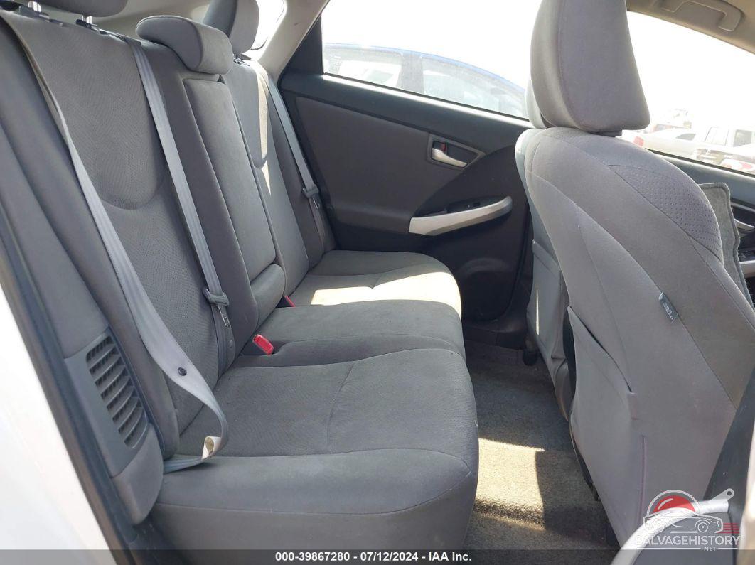 JTDKN3DU8C5395335 2012 TOYOTA PRIUS photo no. 8