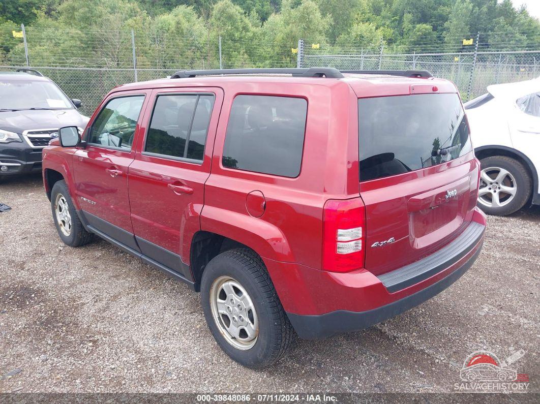 1C4NJRBB0ED749046 2014 JEEP PATRIOT photo no. 3