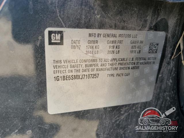 1G1BE5SMXJ7107257 2018 CHEVROLET CRUZE photo no. 12