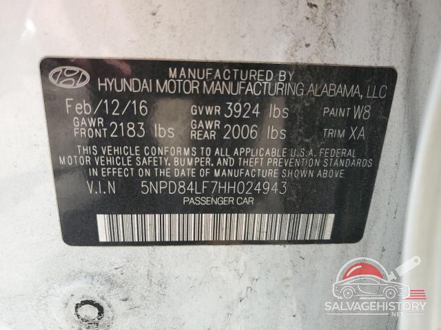 5NPD84LF7HH024943 2017 HYUNDAI ELANTRA photo no. 13