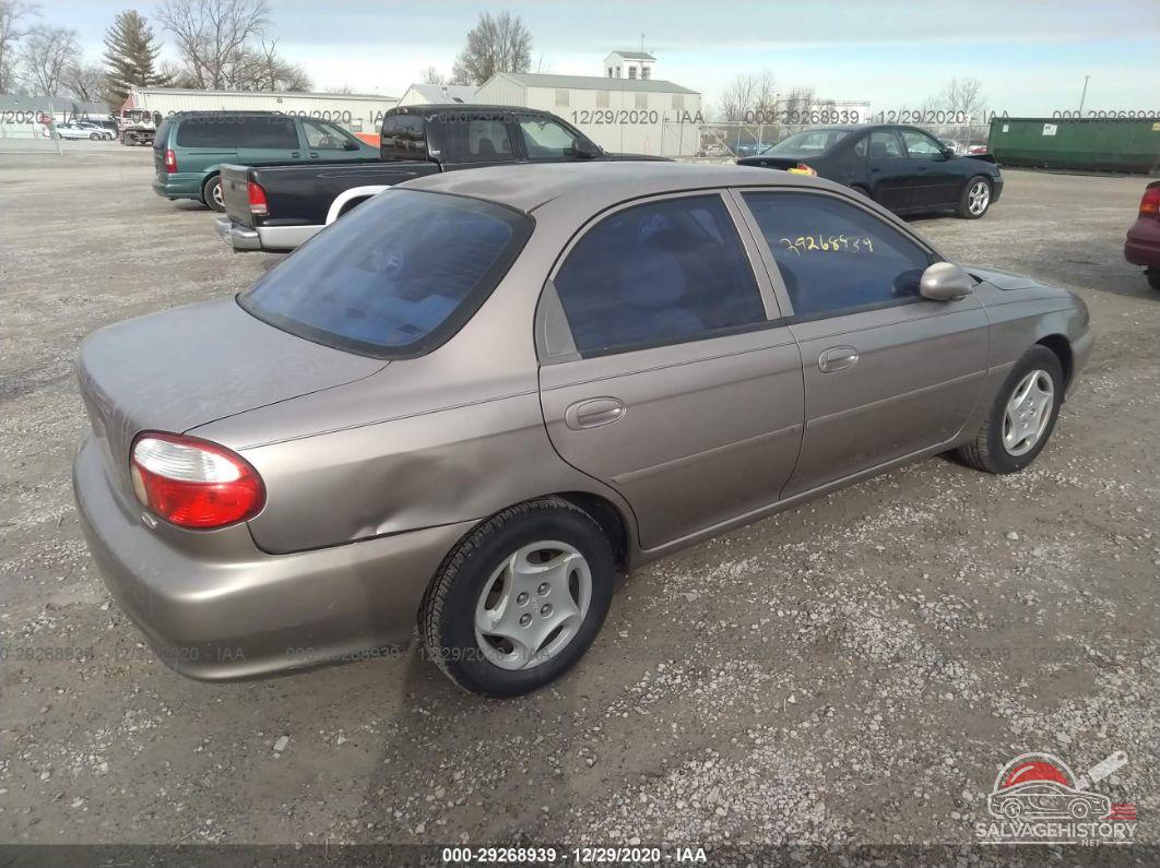 KNAFB121X15032519 2001 KIA SEPHIA photo no. 4