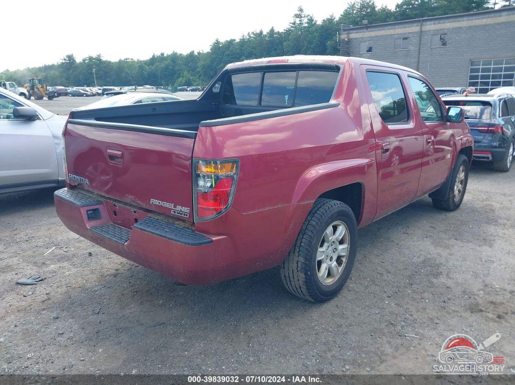 2HJYK16586H542307 2006 HONDA RIDGELINE photo no. 4