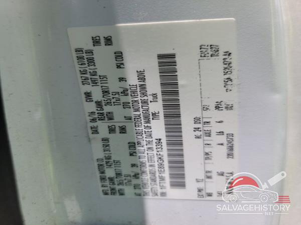 1FTMF1E89GKF13394 2016 FORD F-150 photo no. 10