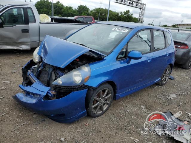 JHMGD38687S033225 2007 HONDA FIT photo no. 4
