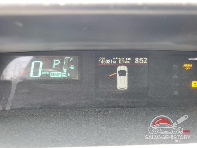 JTDKDTB34D1057873 2013 TOYOTA PRIUS photo no. 9