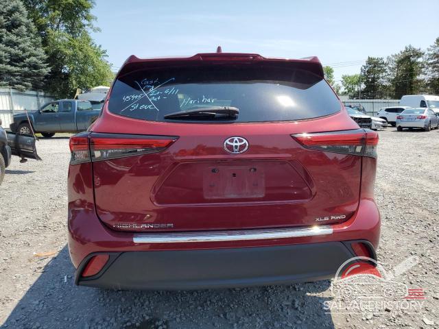 5TDGZRBH7LS036913 2020 TOYOTA HIGHLANDER photo no. 6