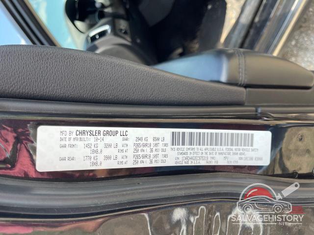 1C4RDHAG2EC975319 2014 DODGE DURANGO photo no. 10